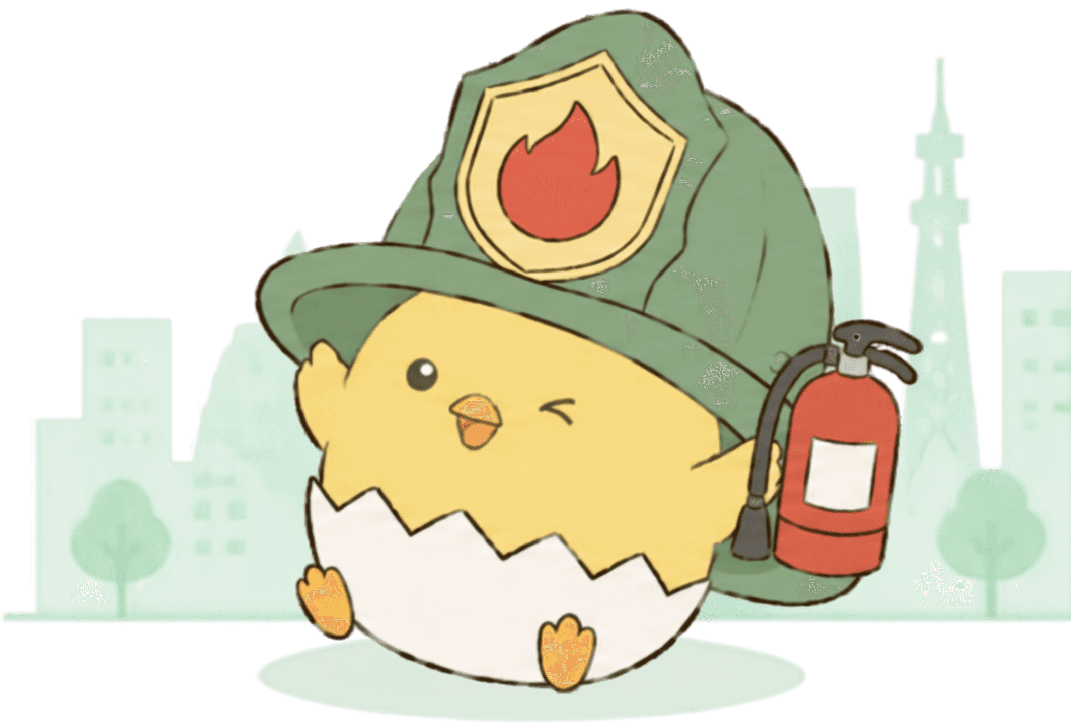 消防設備士試験ナビのマスコットキャラクター